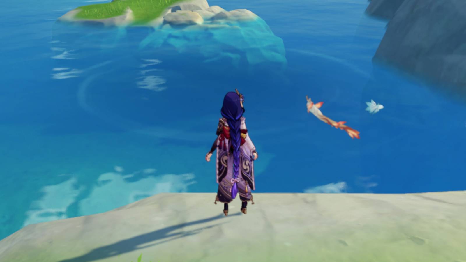 raiden shogun and golden koi