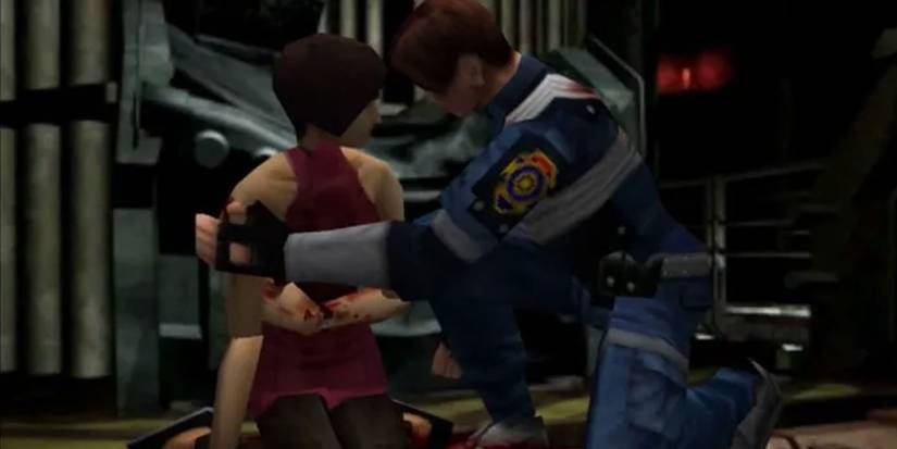 Resident Evil 2 PS1 Ada and Leon