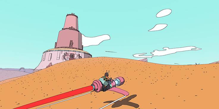 sable rides hoverbike