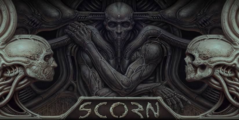 scorn key art
