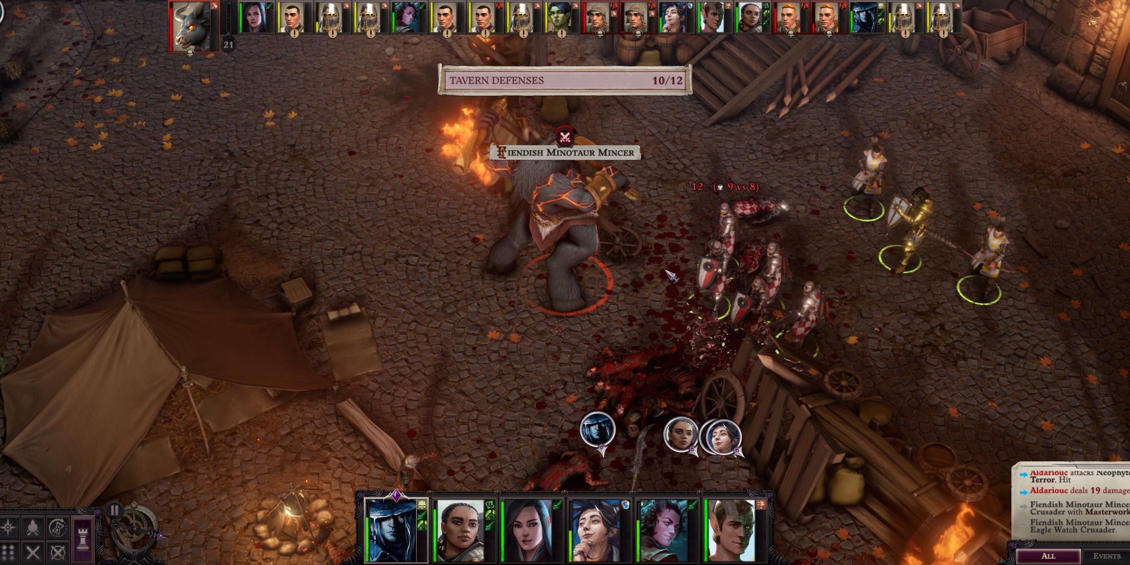Pathfinder Wrath of the Righteous combat gameplay