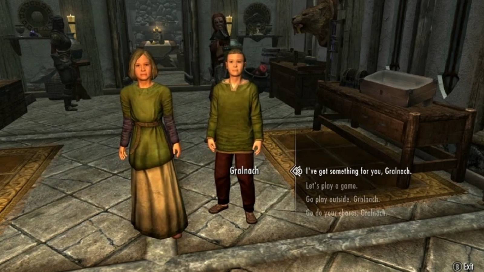 skyrim adopt children