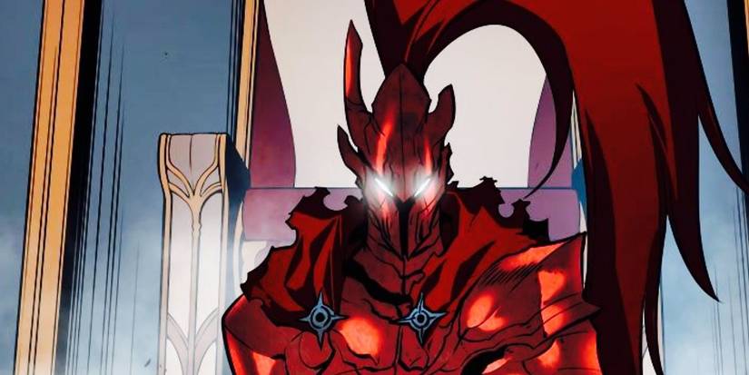 manhwa solo leveling red knight boss
