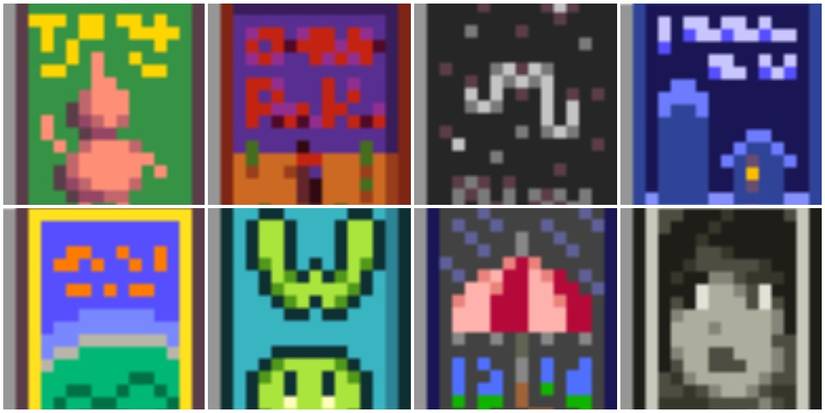 stardew valley all 8 movie posters cropped