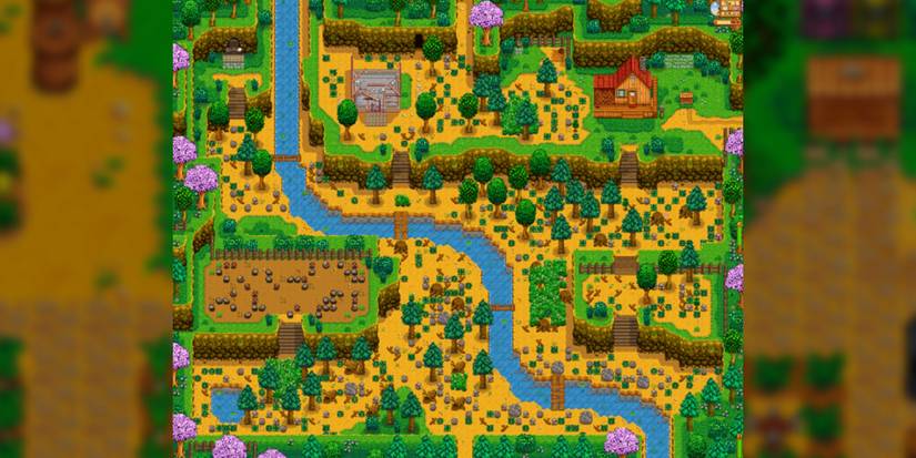 stardew valley hill-top farm map