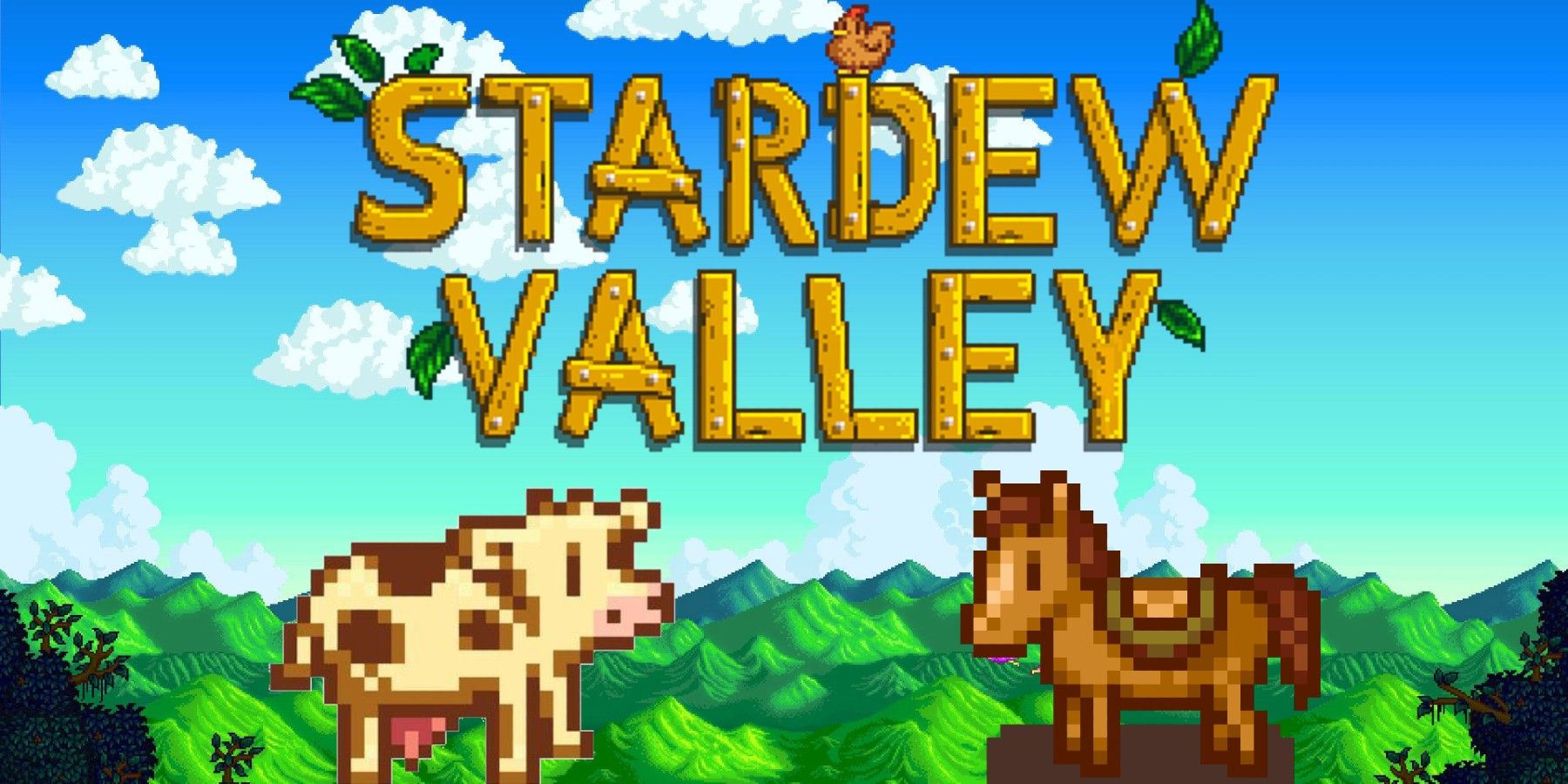 stardew valley horse and cow