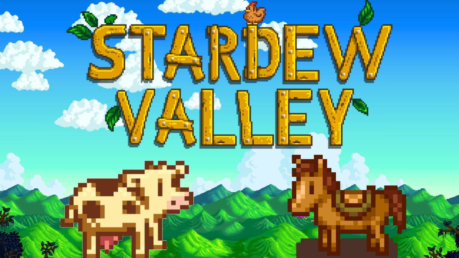 stardew valley horse and cow