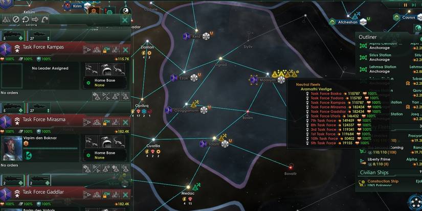 stellaris Fleet management