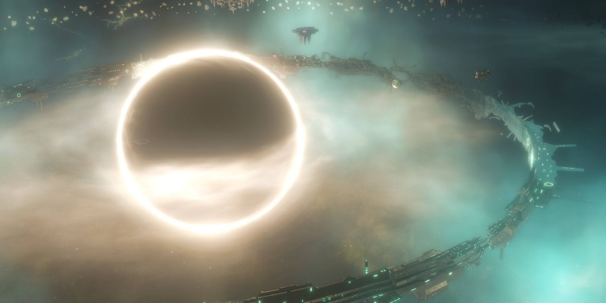stellaris beginner tips feature image with dyson sphere