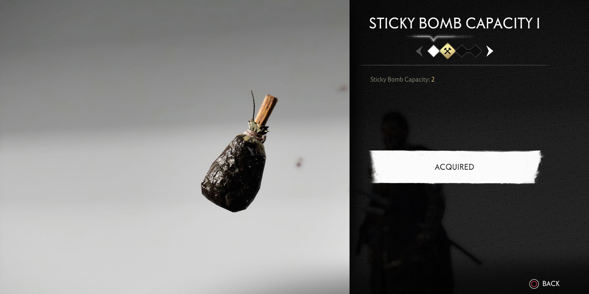 sticky bomb ghost of tsushima copy