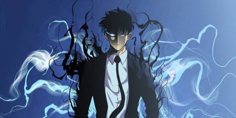 sung jin woo solo leveling manhwa shadow smoke walking