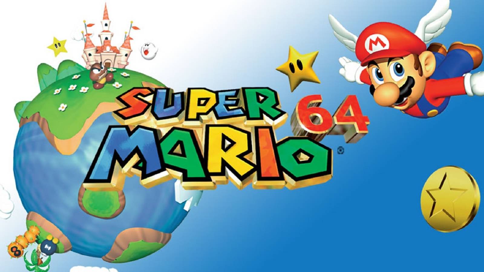 super mario 64 box art