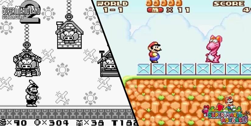 super mario advance land