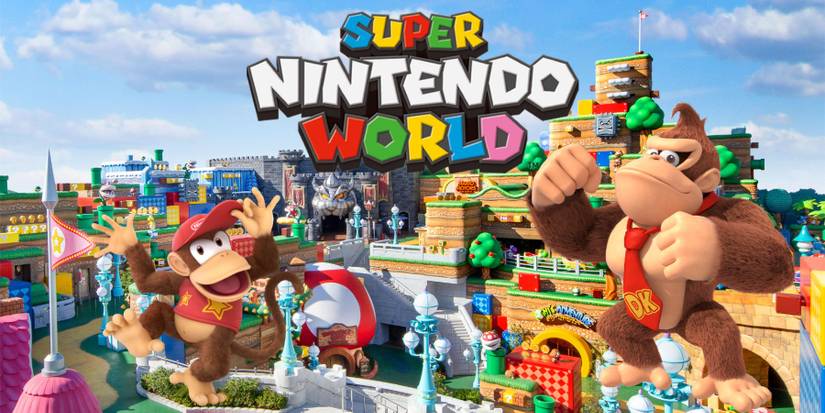 super nintendo world donkey kong