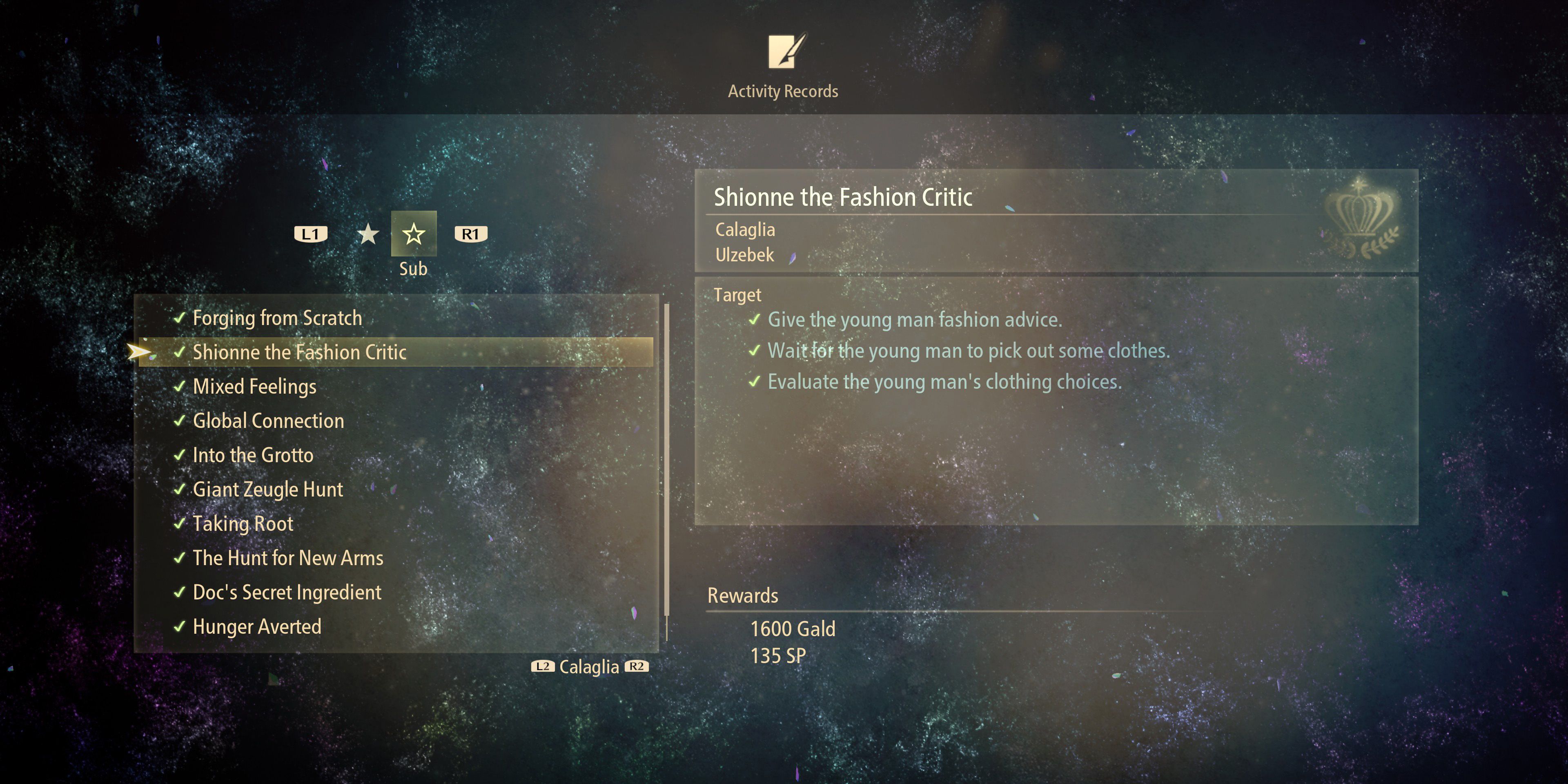 talaes-of-arise-sub-quests-calaglia-02-shionne-the-fashion-critic