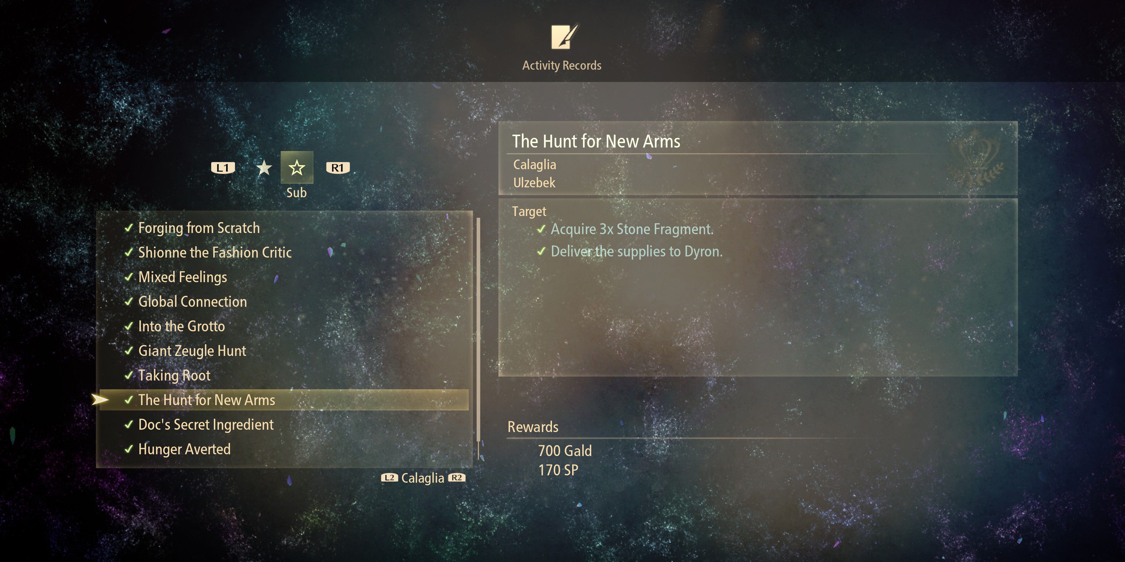 talaes-of-arise-sub-quests-calaglia-08-the-hunt-for-new-arms