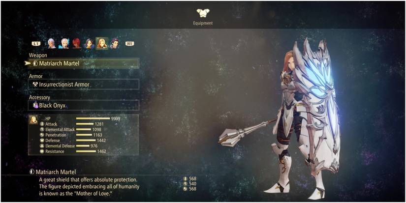 tales-of-arise- Kisana's Matriarch Martel Shield