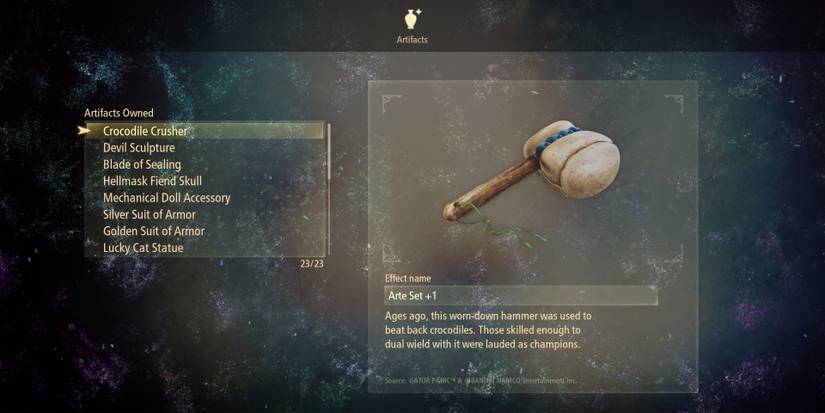 tales-of-arise-artifacts-crocodile-crusher