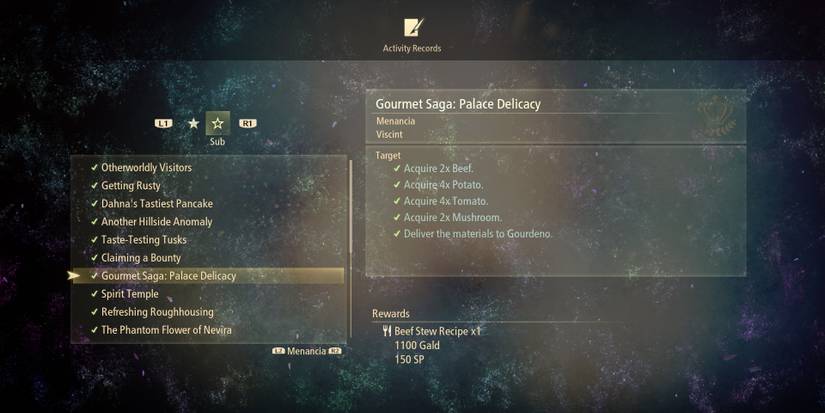 tales-of-arise-sub-quests-menancia-07-gourmet-saga-palace-delicacy