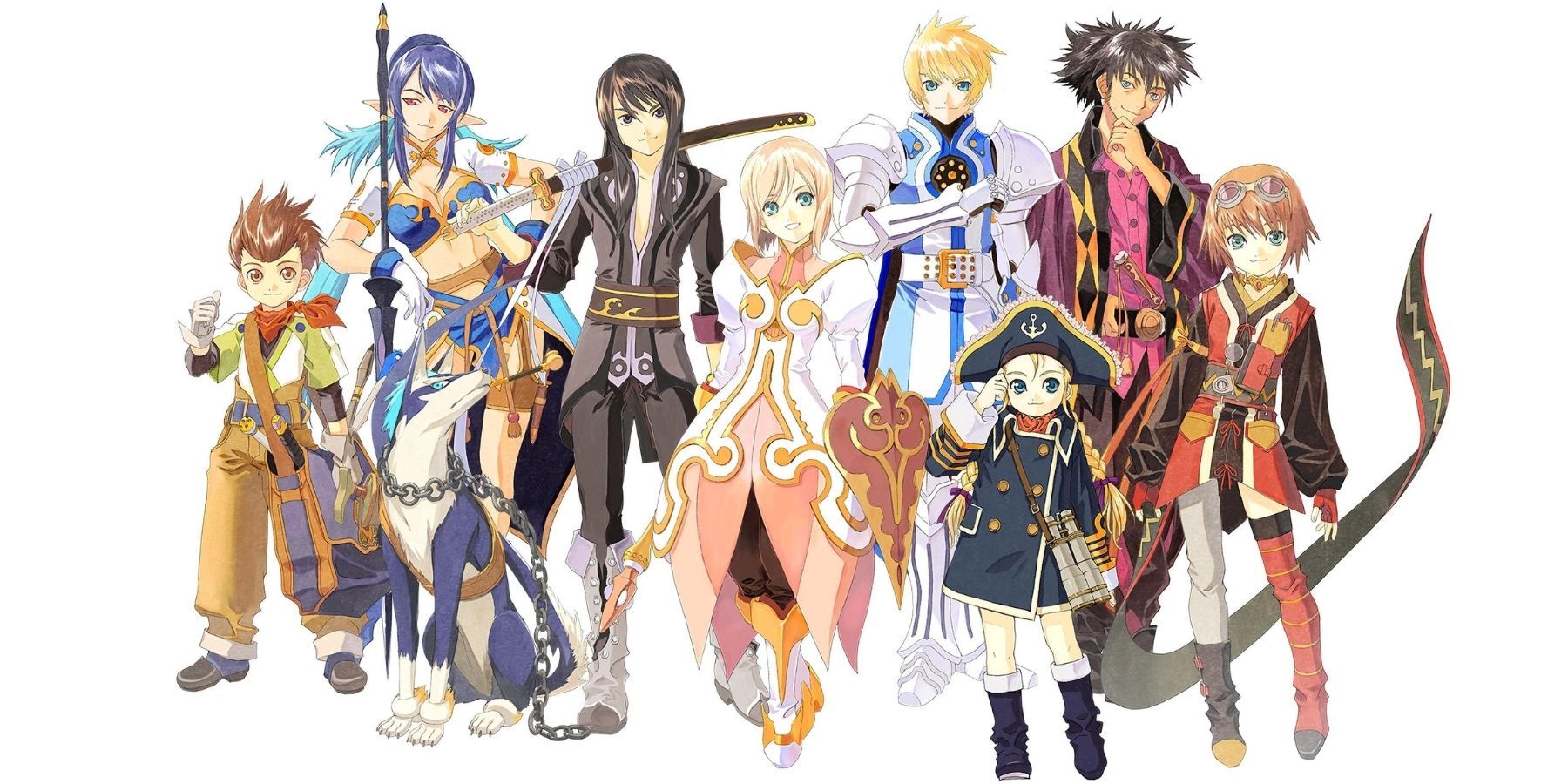 several characters from tales of vesperia