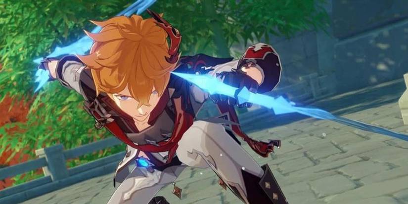 genshin impact tartaglia childe hydro water blades story quest liyue