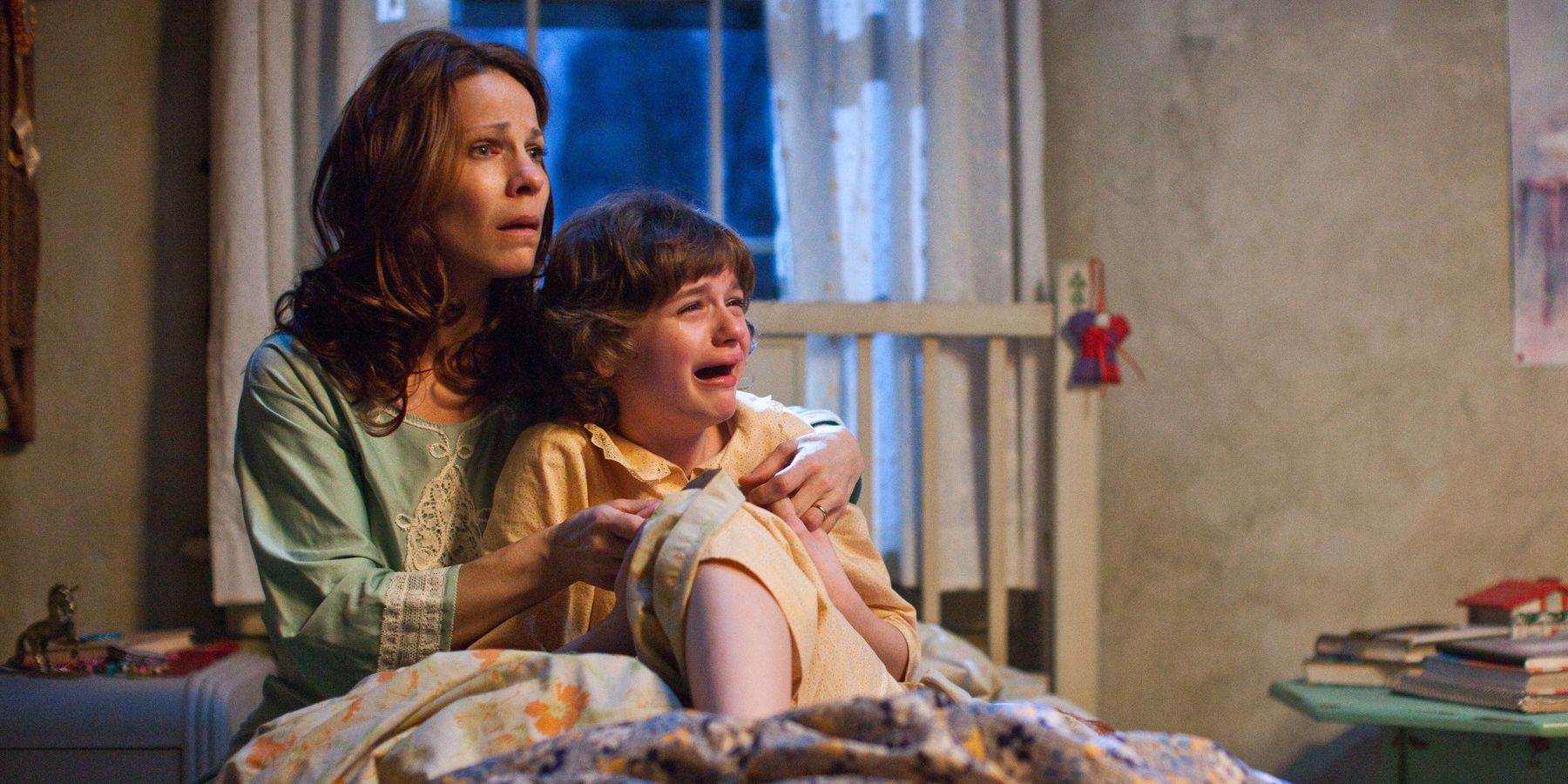 the conjuring 1 movie scared mother, child