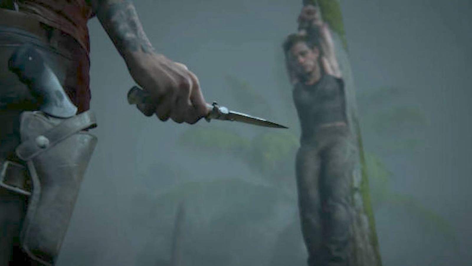 the last of us 2 ellie abby lev diorama