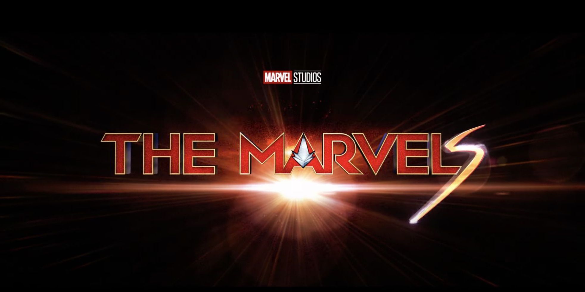 The Marvels title card