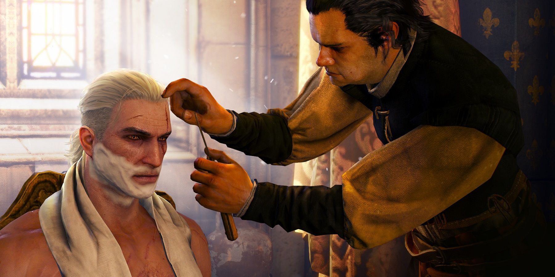 the witcher 3 barber feature