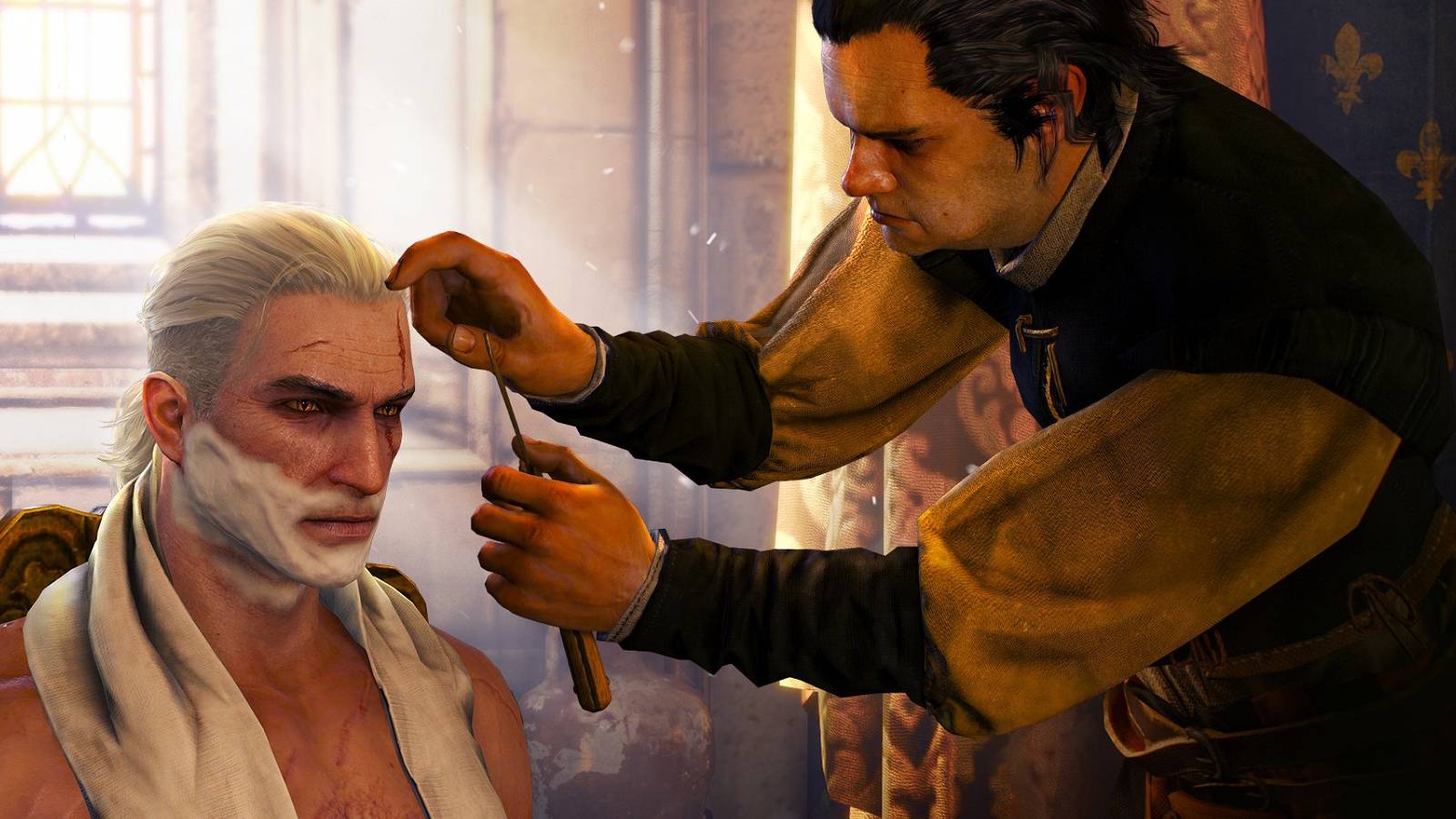 the witcher 3 barber feature