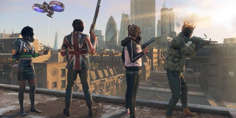 a group of characters in watch dogs legion