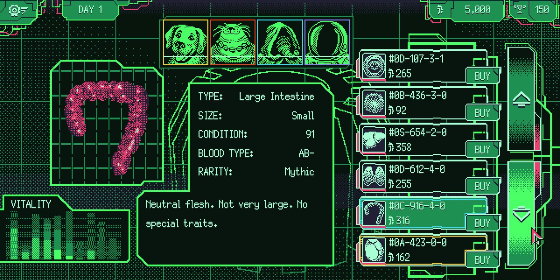 space warlord organ trading simulator screenshot