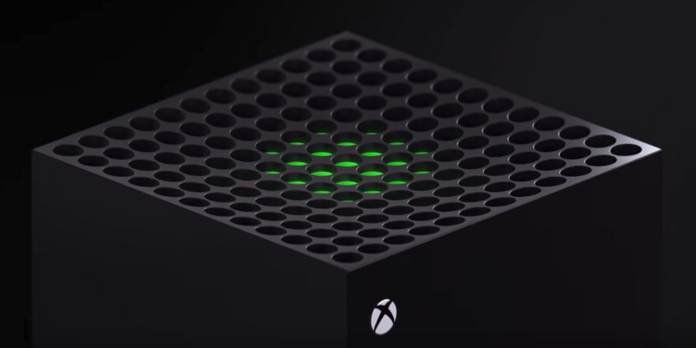 Xbox Series X fan close up top of console