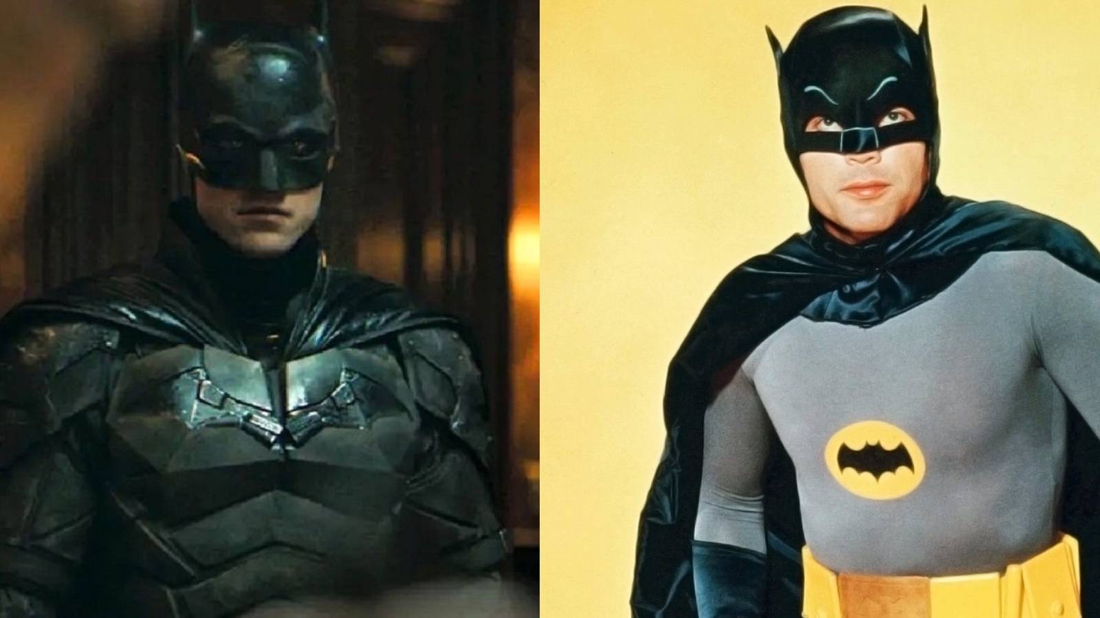 Adam West Robert Pattinson Batman