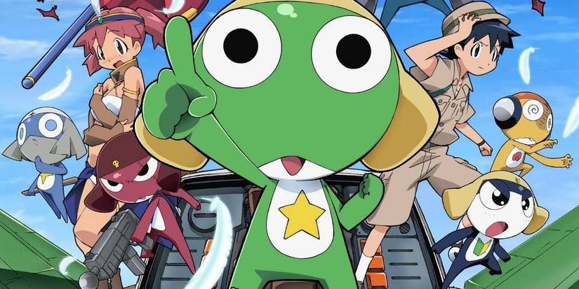 Promo art featuring characters from Sgt. Frog