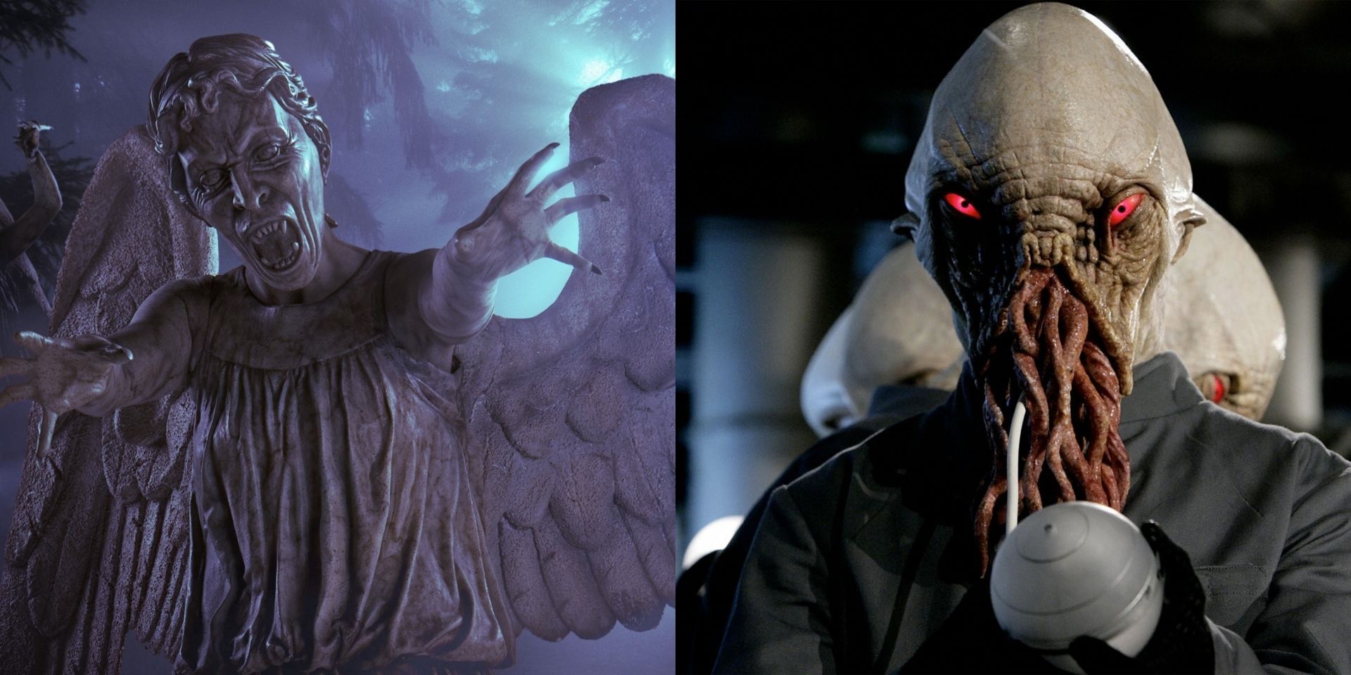 Doctor Who Weeping Angels and Ood