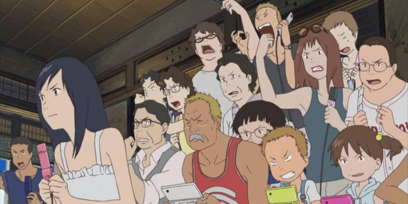 A scene featuring characters from Summer Wars