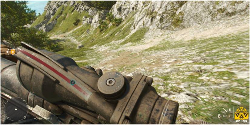 Dani sliding down Banderos Mountain