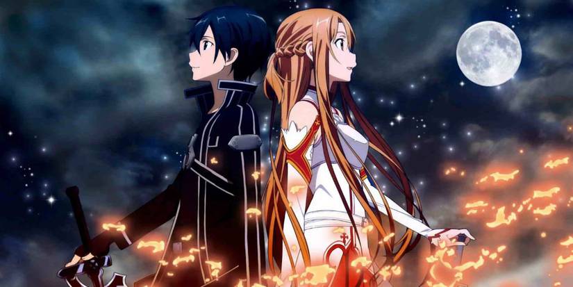 Kirito and Asuna from Sword Art Online