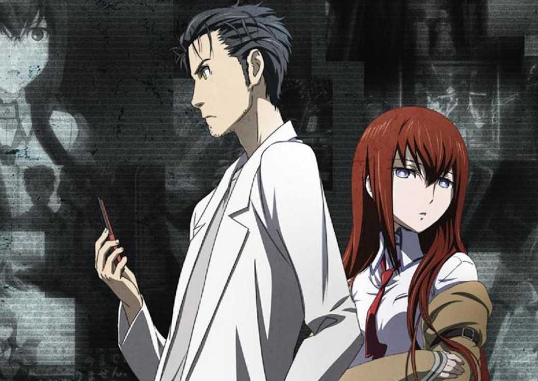 Rintarou and Kurisu from Steins;Gate