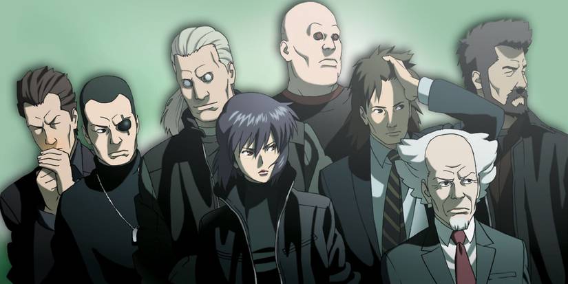 Promo art featuring characters from Ghost In The Shell: Stand Alone Complex