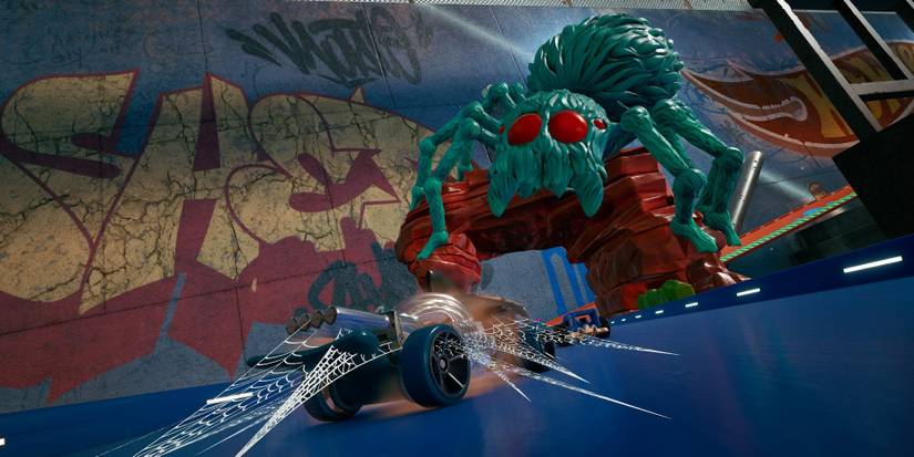 A Spider in Hot Wheels Unleashed