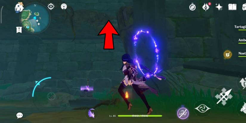 A hole above Electro Seelie puzzles