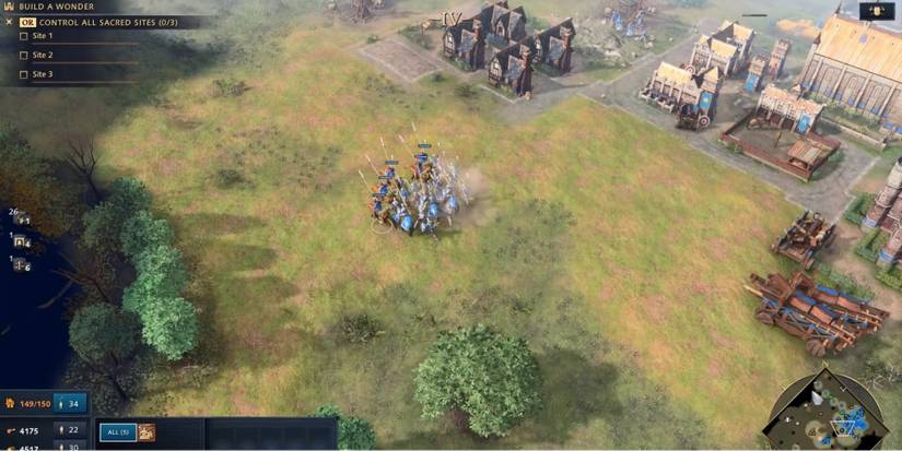 Age of Empires 4 - Spearmen marching together