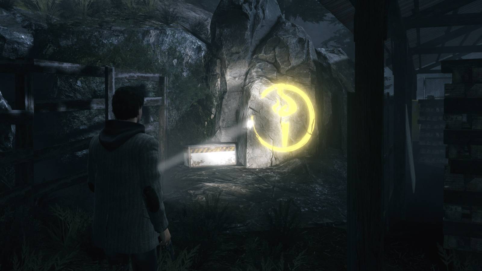Alan Wake Remastered ammo and weapon boxes