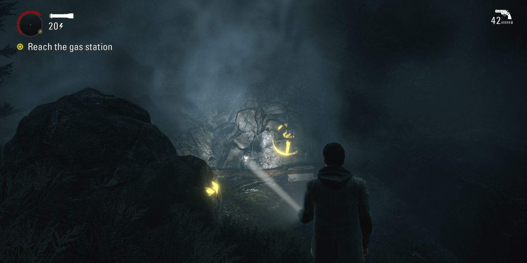 Alan Wake Remastered chest with supplies near stucky fight