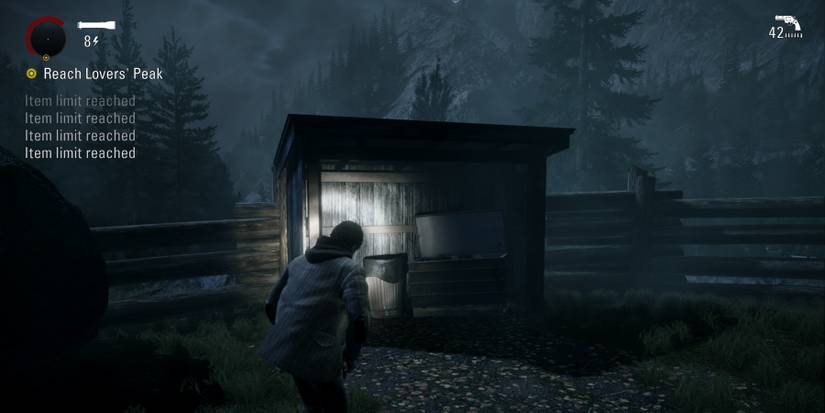 Alan Wake Remastered visitor centre back with ammo box supply