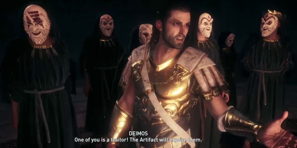 Alexios is more scary as Deimos in Assassin's Creed Odyssey