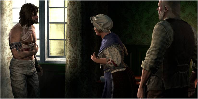 Assassin's Creed Rogue Cassidy Finnegan Speaking To Shay Cormac