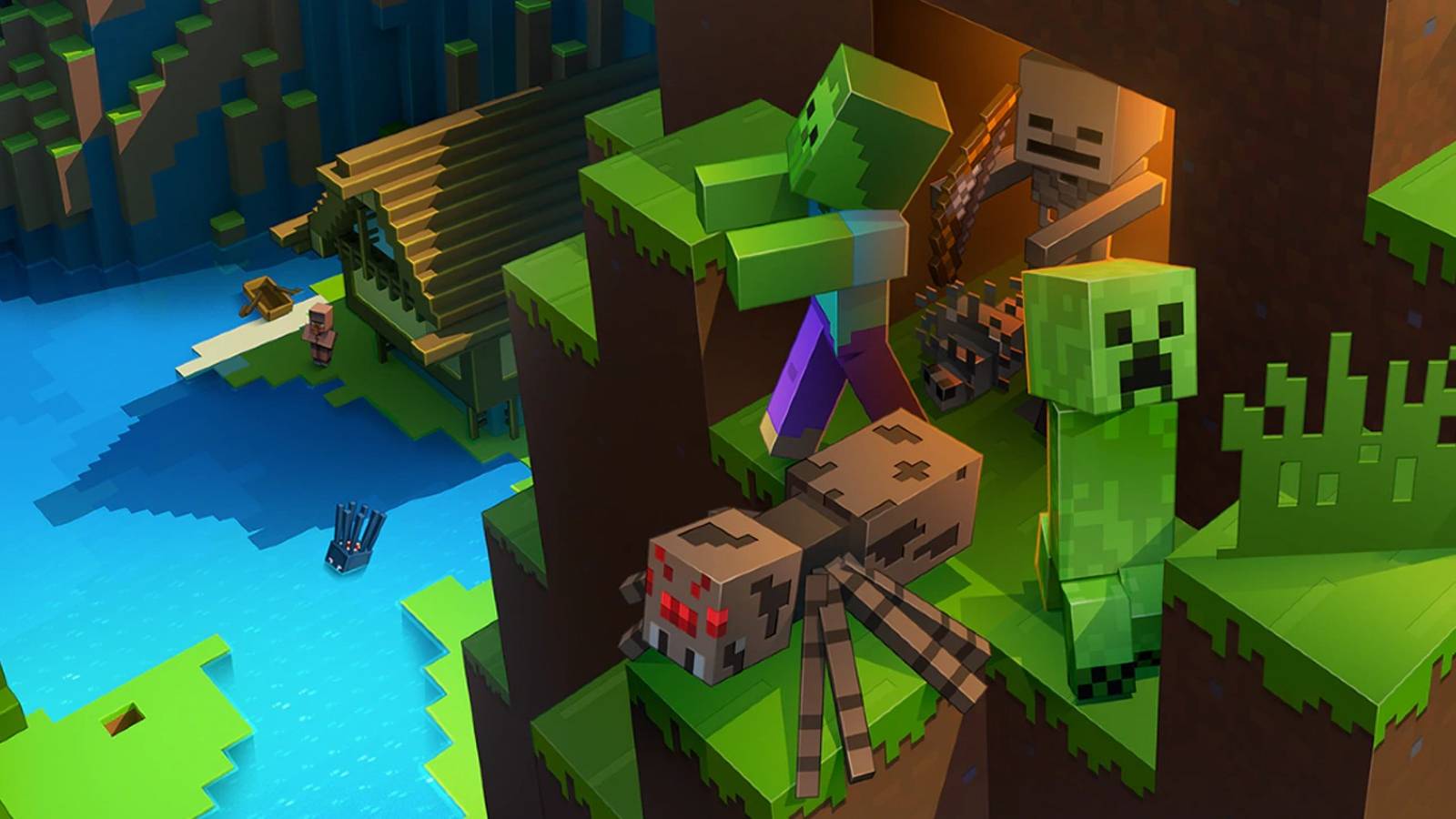 Aunt Bakes Minecraft Spider Cake for Her Niece's 6th Birthday (1)